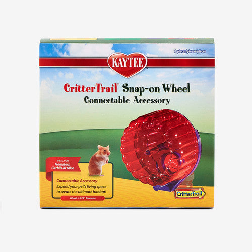 Kaytee CritterTrail Snap - On Comfort Wheel - Small - Pet