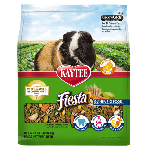 Kaytee Fiesta Guinea Pig Food 4.5 lb - Small - Pet