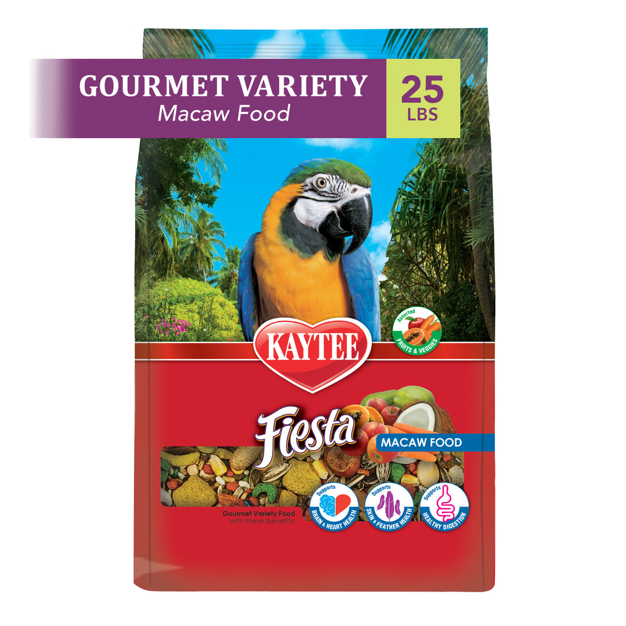 Kaytee Fiesta Macaws Bird Food 25 lb