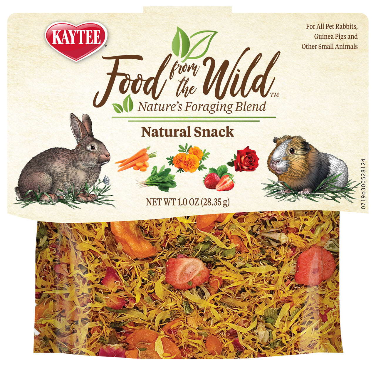 Kaytee Food From the Wild Natural Snack Rabbit and Guinea Pig 1 Ounce