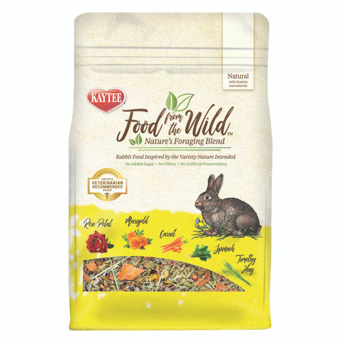 Kaytee Food From The Wild Rabbit 4 pounds Forage Complex - Small - Pet