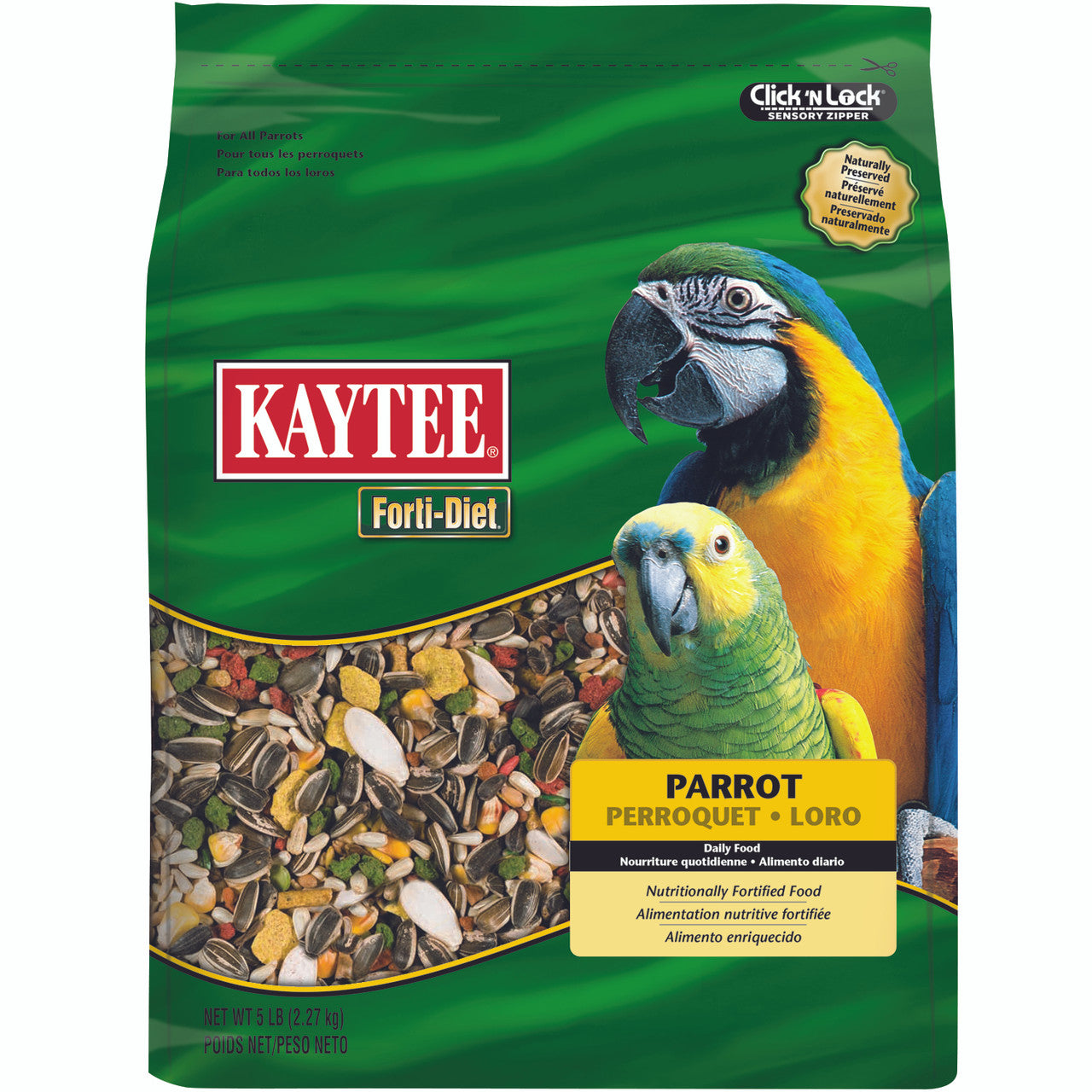 Kaytee Forti-Diet Parrot Food, 5 lb