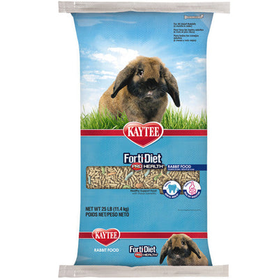 Kaytee Forti - Diet Pro Health Adult Rabbit Food 25lb - Small - Pet