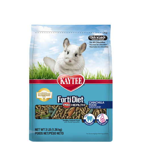 Kaytee Forti - Diet Pro Health Chinchilla Food 3lb - Small - Pet