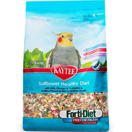 Kaytee Forti - Diet Pro Health Cockatiel Food with Safflower 4lb - Bird