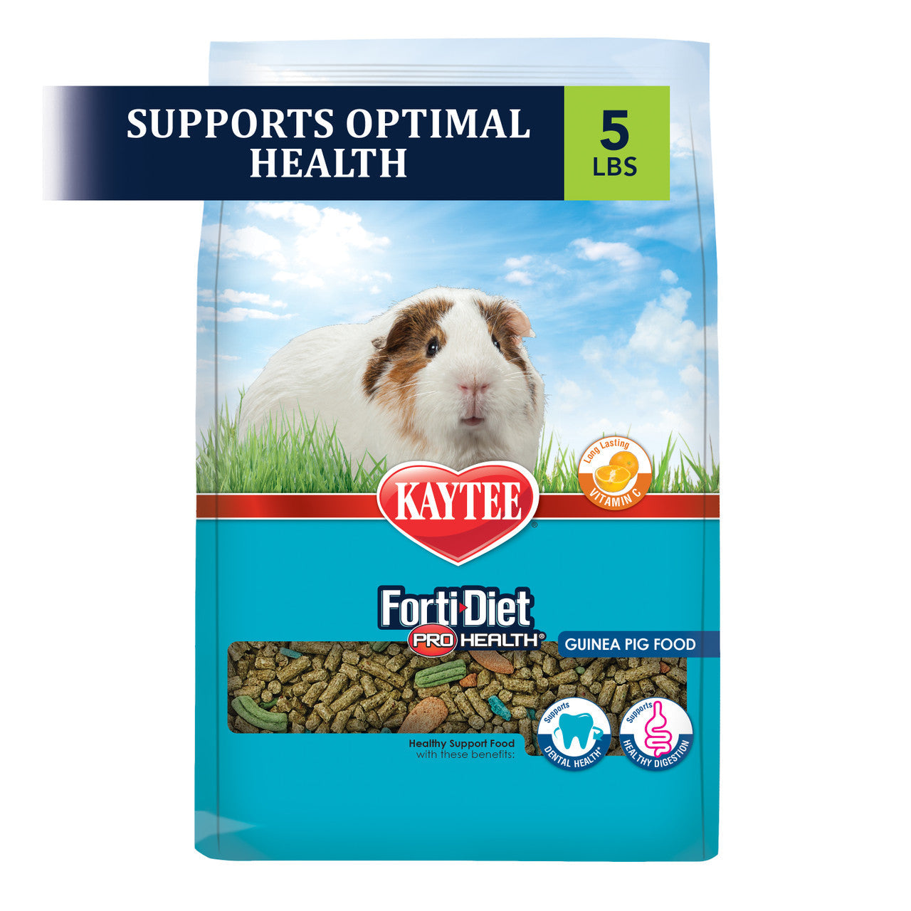 Kaytee Forti-Diet Pro Health Guinea Pig Food, 5 lb