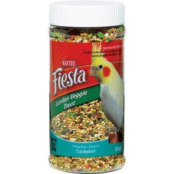 Kaytee Garden and Veggie Treat Jar - - Cockatiel 10 oz - Bird