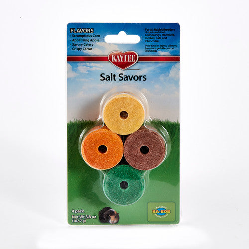 Kaytee Mini Salt Savors 4 Count - Small - Pet