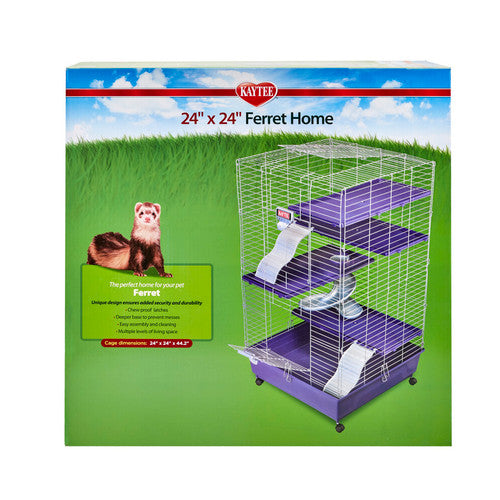 Kaytee My First Home 24 X Multi Level Ferret With Casters - Small - Pet