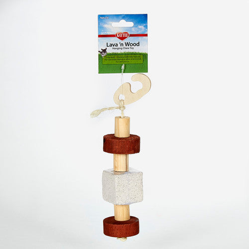 Kaytee Natural Lava & Wood Hanging Toy - Small - Pet