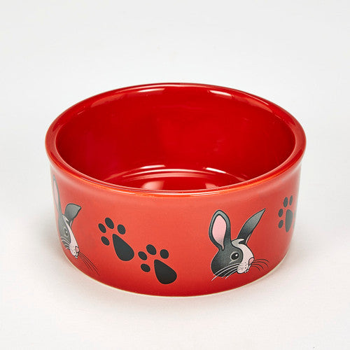 Kaytee Paw - Print Petware Bowl Bunny - Small - Pet