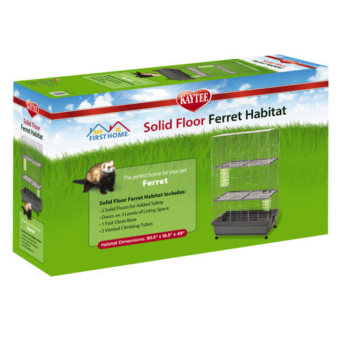 Kaytee Solid Floor Ferret Habitat - Small - Pet
