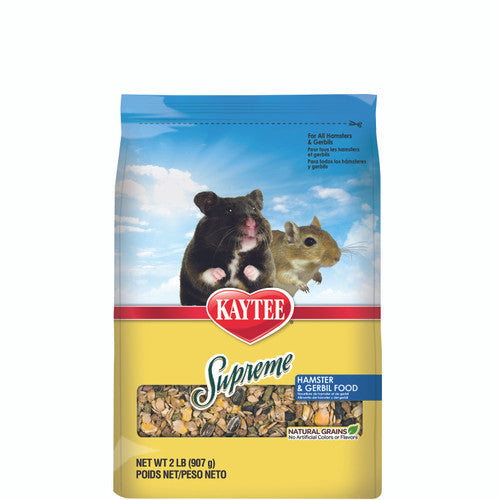 Kaytee Supreme Hamster and Gerbil Food 2 lb - Small - Pet
