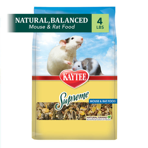 Kaytee Supreme Mouse and Rat Food 4 lb - Small - Pet