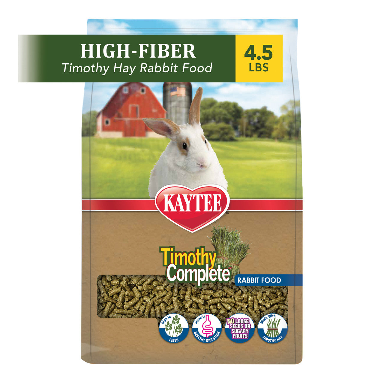 Kaytee Timothy Complete Rabbit Food 4.5lb 715333 071859947327 – Pets ...