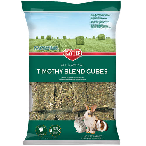 Kaytee Timothy Hay Blend Cubes 1 pound - Small - Pet