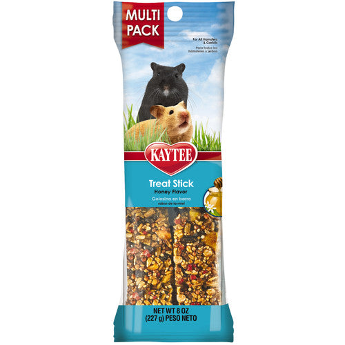 Kaytee Treat Stick Honey Flavor - - Hamster and Gerbil Value Pack 8 oz - Small - Pet
