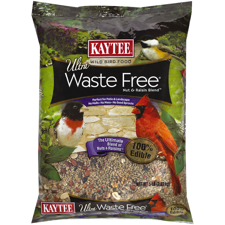 Kaytee Ultra Waste Free Nut & Raisin Blend 5 Pounds