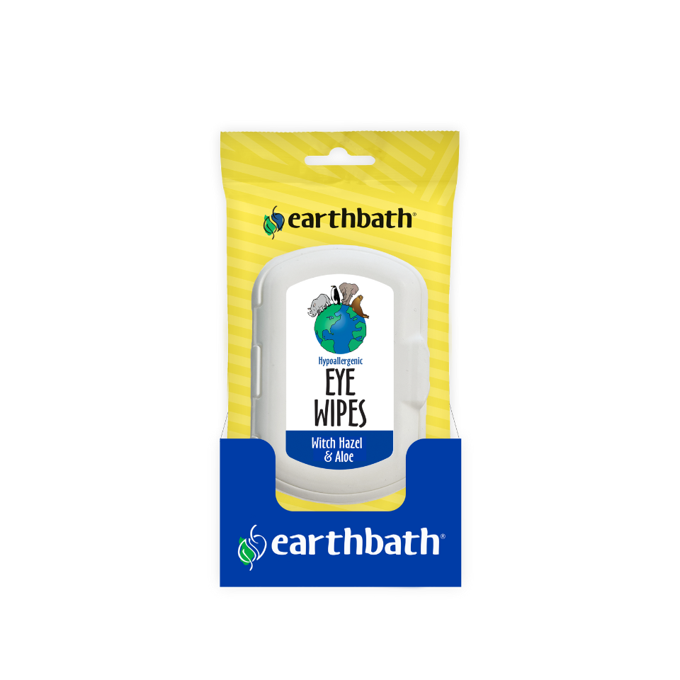 Earthbath Hypoallergenic Eye Wipes Counter Display 6ea/30 ct 602644028206