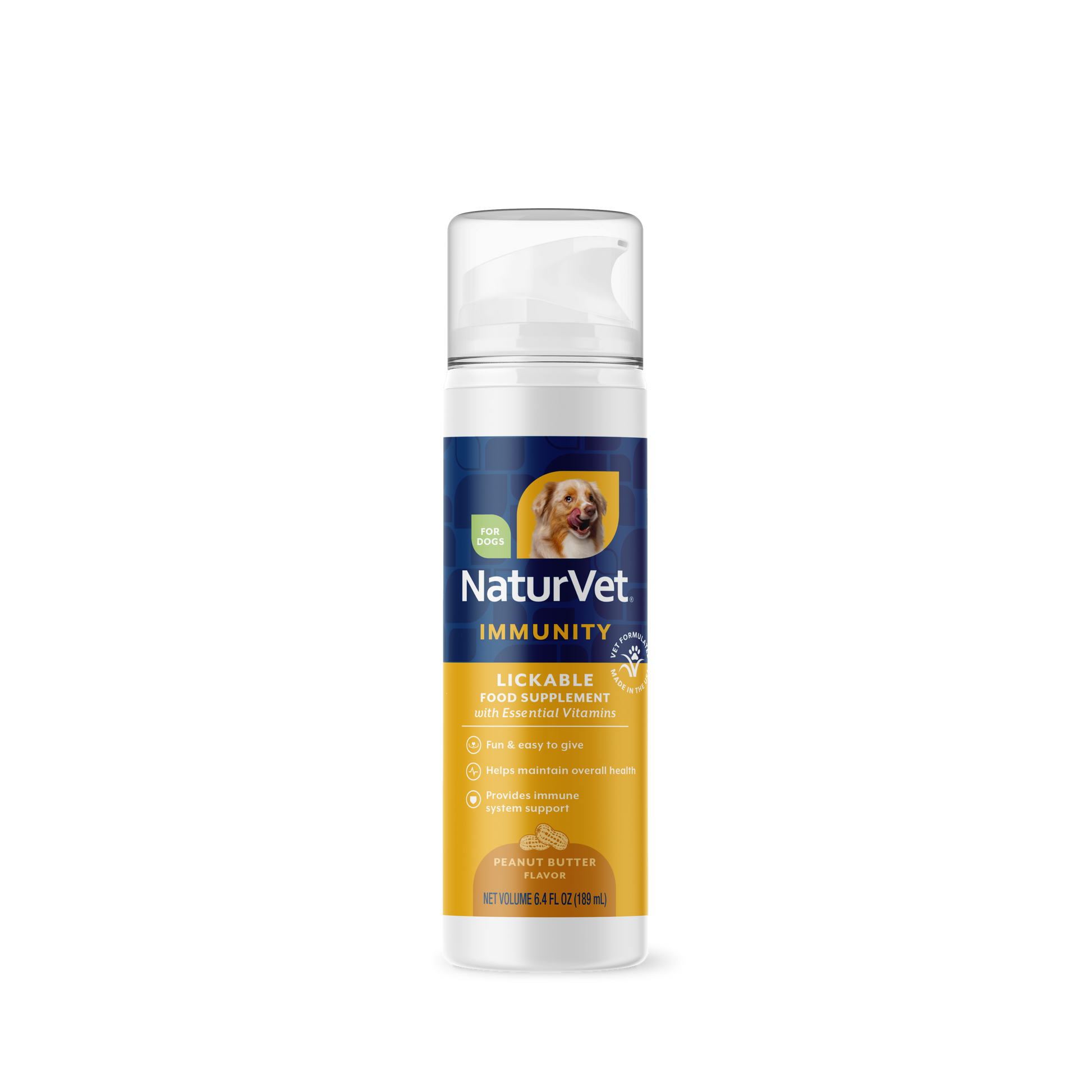 NaturVet Immunity Lickable Supplement for Dogs 6 oz 797801300728