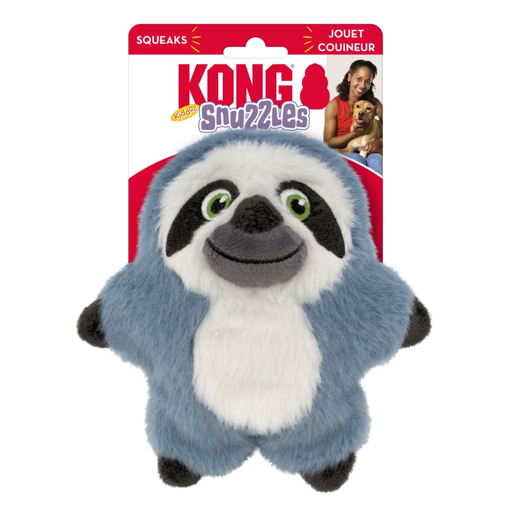 KONG Snuzzles Kiddos Dog Toy Sloth Small 035585498478