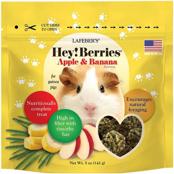 Lafeber Company Hey! Berries Guinea Pig Food Apple & Banana 5 oz 041054431204