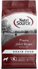 NutriSource Select Recipe Grain Free Dry Dog Food Prarie Select 4 lb 073893296089