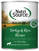 NutriSource Canned Dog Food Turkey & Rice 12ea/12.3 oz 073893021087