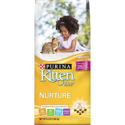 Kitten Chow Nuturing Formula 4/6.3lb{l - 1} C= 178510 - Cat