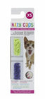 Kitty Caps Nail - Spring Green With Glitter & Ultra Violet 40 ct X Small Cat