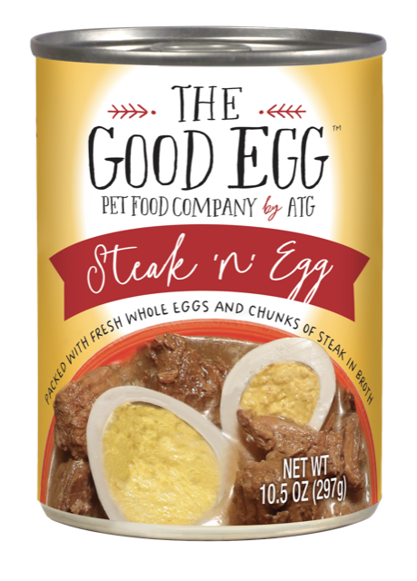 Against the Grain The Good Egg Steak 'n' Egg Canned Dog Food 12ea/10.5 oz 077627805028