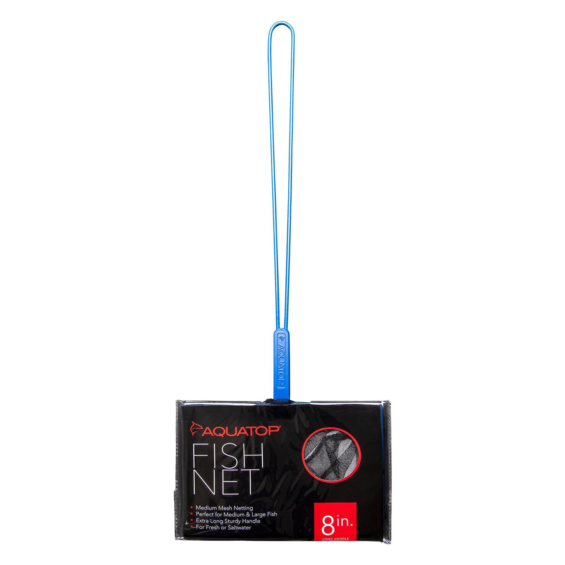 Aquatop Fish Net Medium Mesh Long Handle 8 in 819603018332