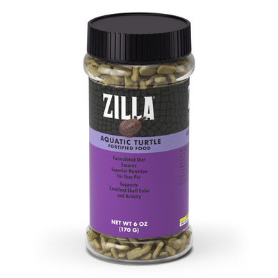 Zilla Aquatic Turtle Extruded Food Pellets 6 Ounces