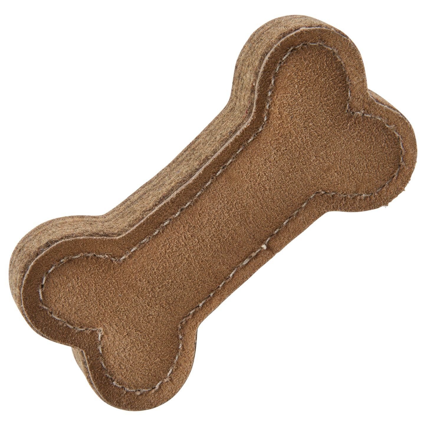 Spot Dura-fuse Leather Chunky Dog Toy Bone 6 in 077234548080