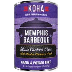 Koha Dog Grain Free Memphis Bbq Stew 12.7oz {L+x} C=12 811048021885