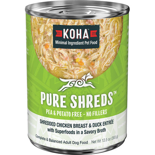 Koha Dog Grain Free Shredded Chicken & Duck 12.5oz