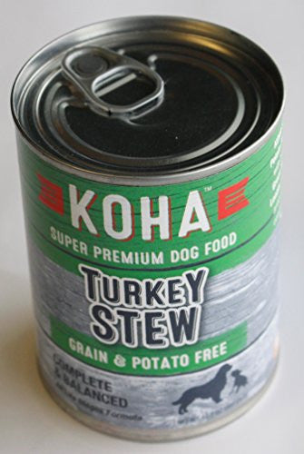 Koha Dog Grain Free Stew Turkey 12.7oz {L+x} C=12 811048021557