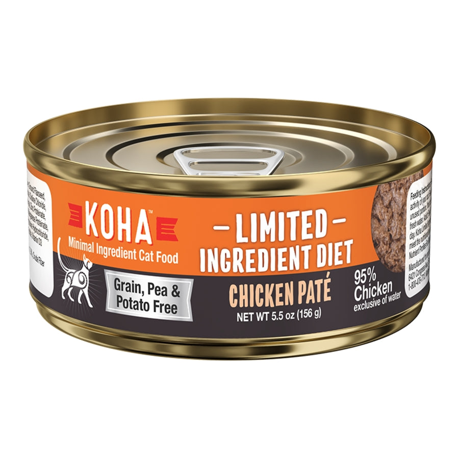 Koha Cat Grain Free 96% Chicken 5.5oz {L+x} C=24{R}