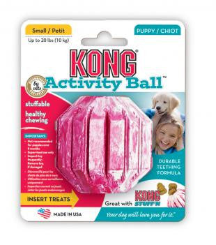 KONG Activity Ball Puppy Toy Assorted SM - Dog