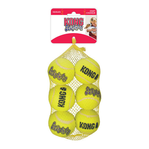KONG Air Dog Squeaker Toy Balls 6pk MD