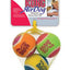 KONG Air Dog Squeaker Dog Toy Birthday Balls Assorted 3pk MD