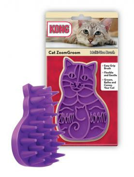 KONG Cat Zoomgroom Purple One Size