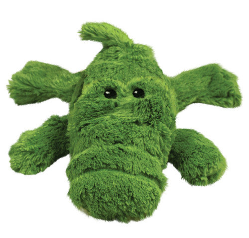 KONG Cozie Ali Alligator Plush Dog Toy Green SM