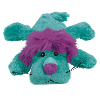 KONG Cozie King Lion Plush Dog Toy Blue SM