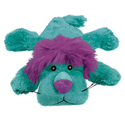 KONG Cozie King Lion Plush Dog Toy Blue SM