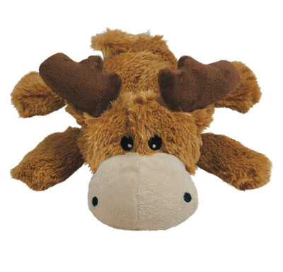 KONG Cozie Marvin Moose Plush Dog Toy Brown SM