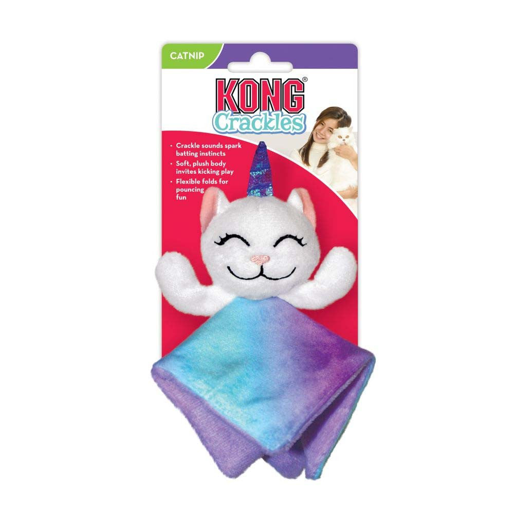 KONG Crackles Caticorn Catnip Toy Multi-Color One Size