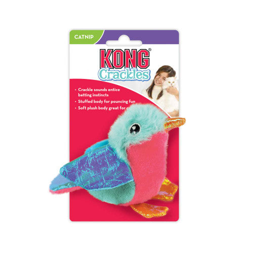KONG Crackles Tweetz Bird Catnip Toy Multi - Color One Size - Cat
