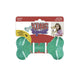 KONG Dental Squeezz Bone Dog Chew Teal MD