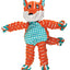 KONG Floppy Knots Fox Dog Toy Multi - Color SM/MD